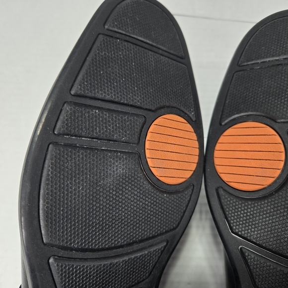 Aldo Men's Holtlanflex Monk Strap Slip-on Black Leather Buckle Loafers Size 8 - Picture 13 of 14